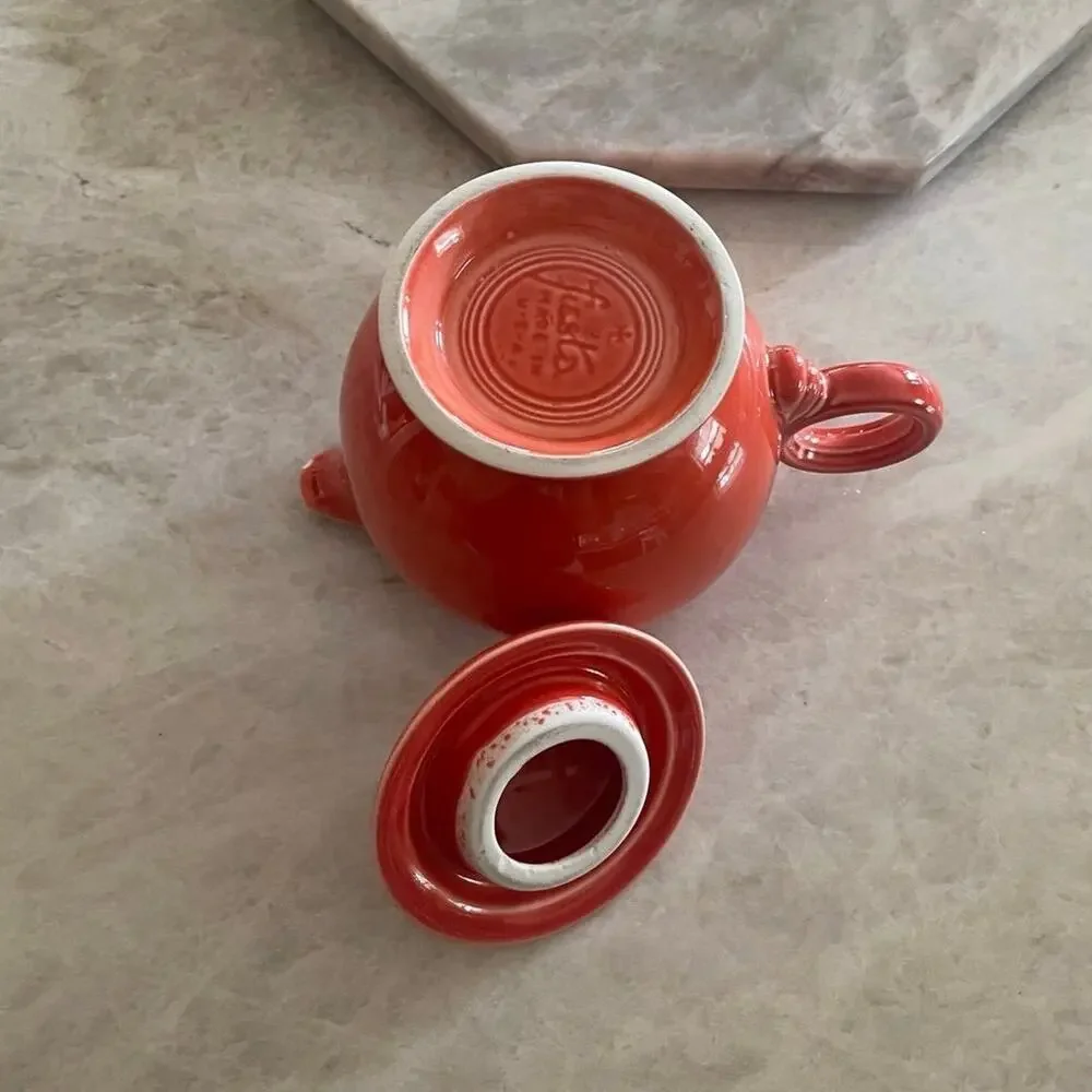 Fiesta Teapot persimmon